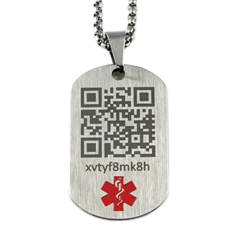 Identificador codylife badge placa con codigo qr para informaciòn medica en costa rica (1)