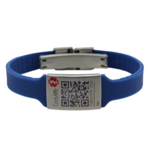 Identificador codylife flex niza con codigo qr para informaciòn medica en costa rica